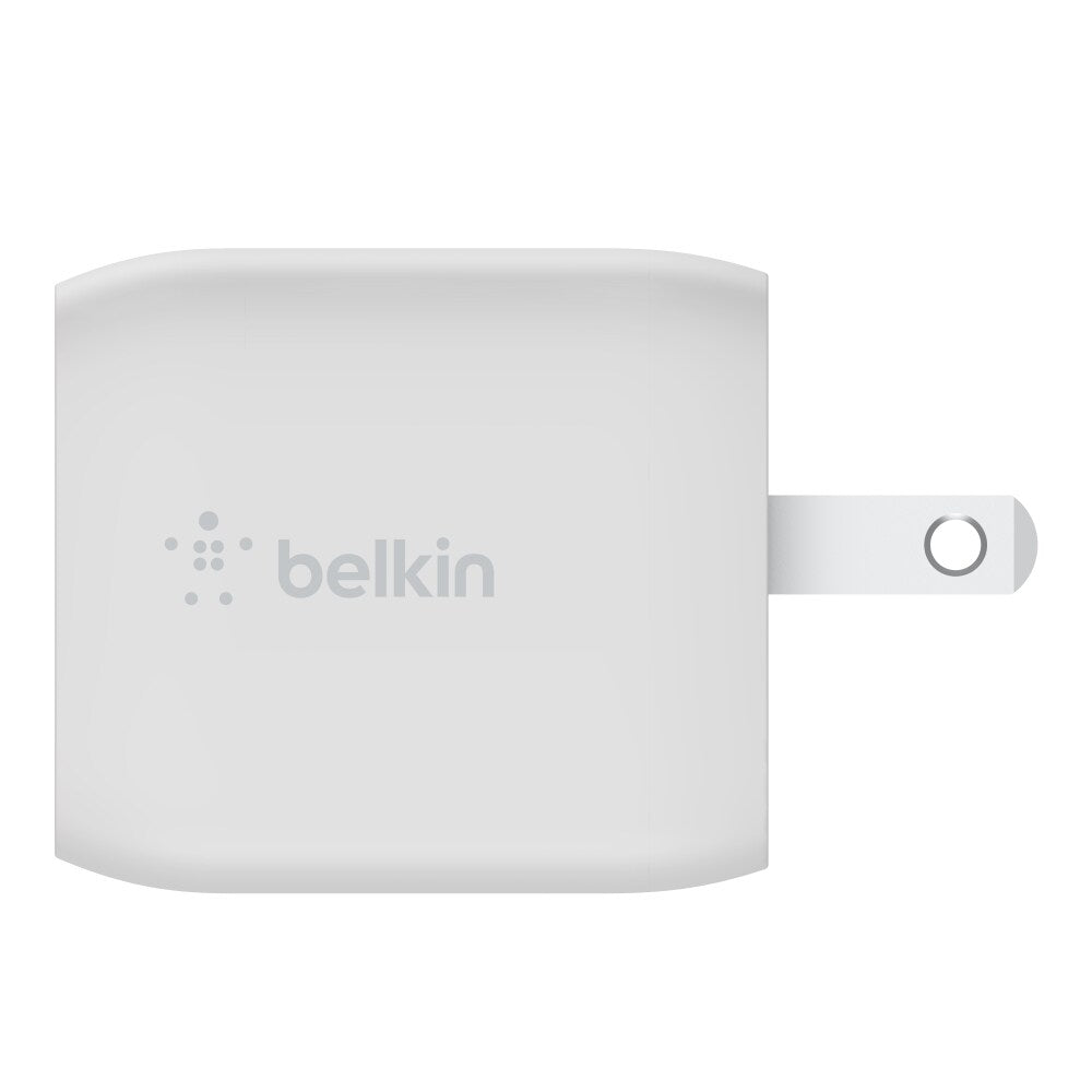 Belkin BoostCharge Wall Charger Dual USB-C GaN 45W White