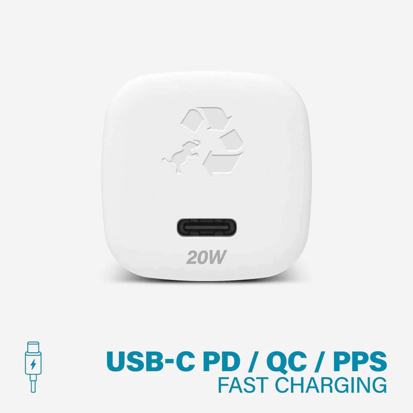 Nimble Power Adapter PD 20W 1C (US Plug ) White