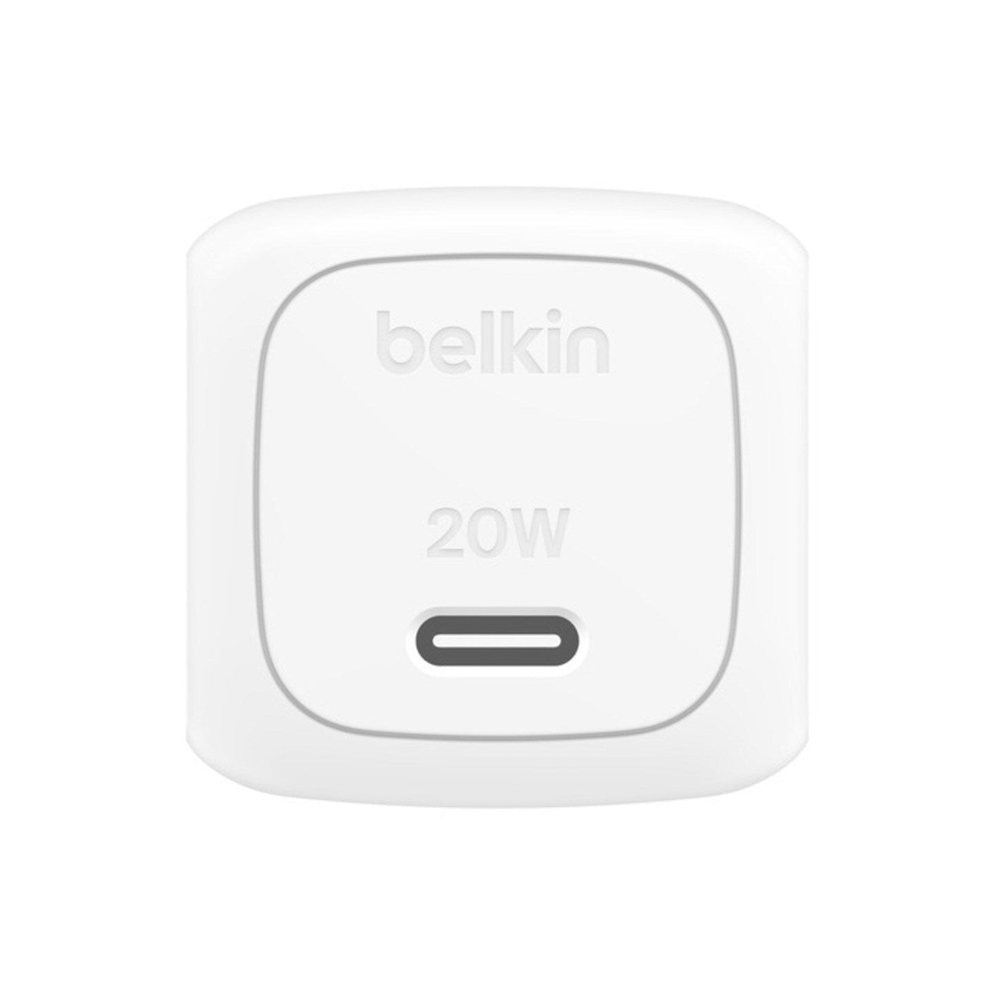 Belkin 20W USB-C Cube Wall Charger With PPS White