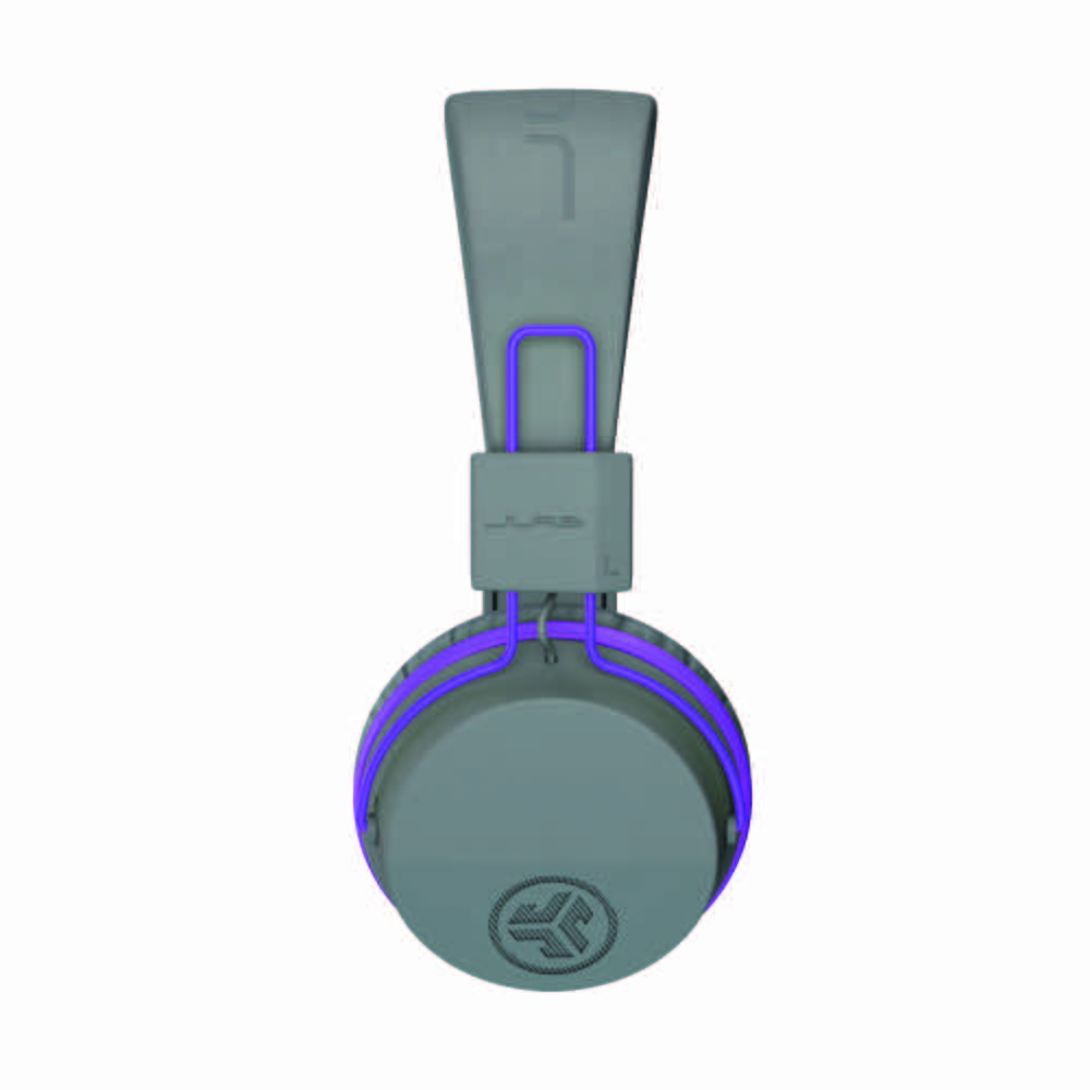 JLab JBuddies Studio Bluetooth Wireless Kids Headphones Grey/Purple