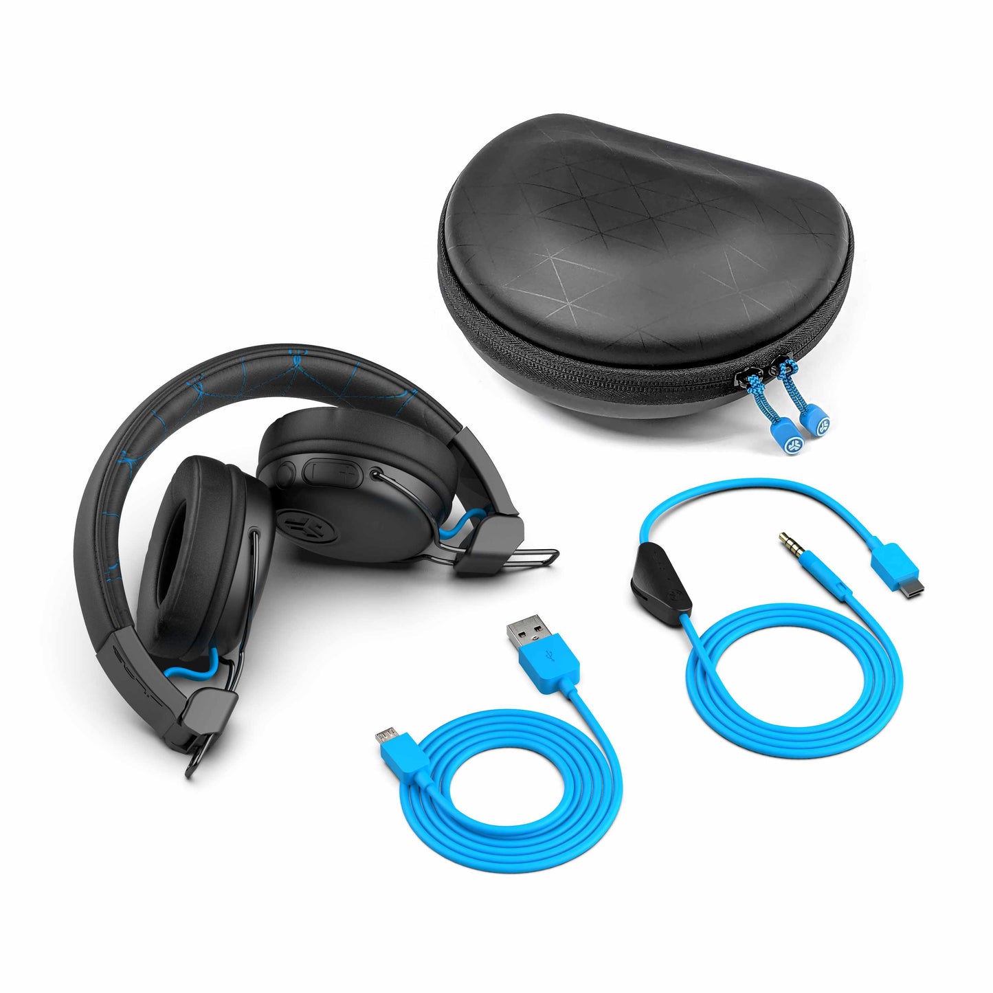 JLab Play Gaming Wireless Headphones Black/Blue (English Packaging)