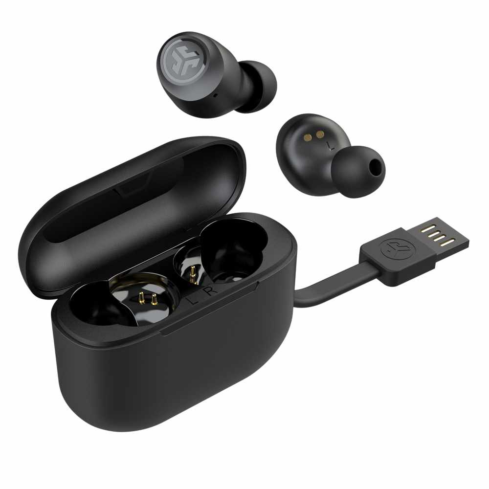 JLab Go Air Pop True Wireless Headphones Black