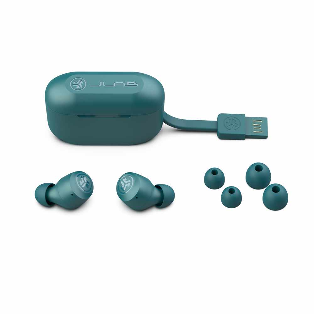 JLab Go Air Pop True Wireless Headphones Teal