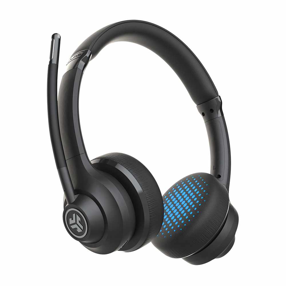 JLab Go Work Wireless On-Ear Headphones Black