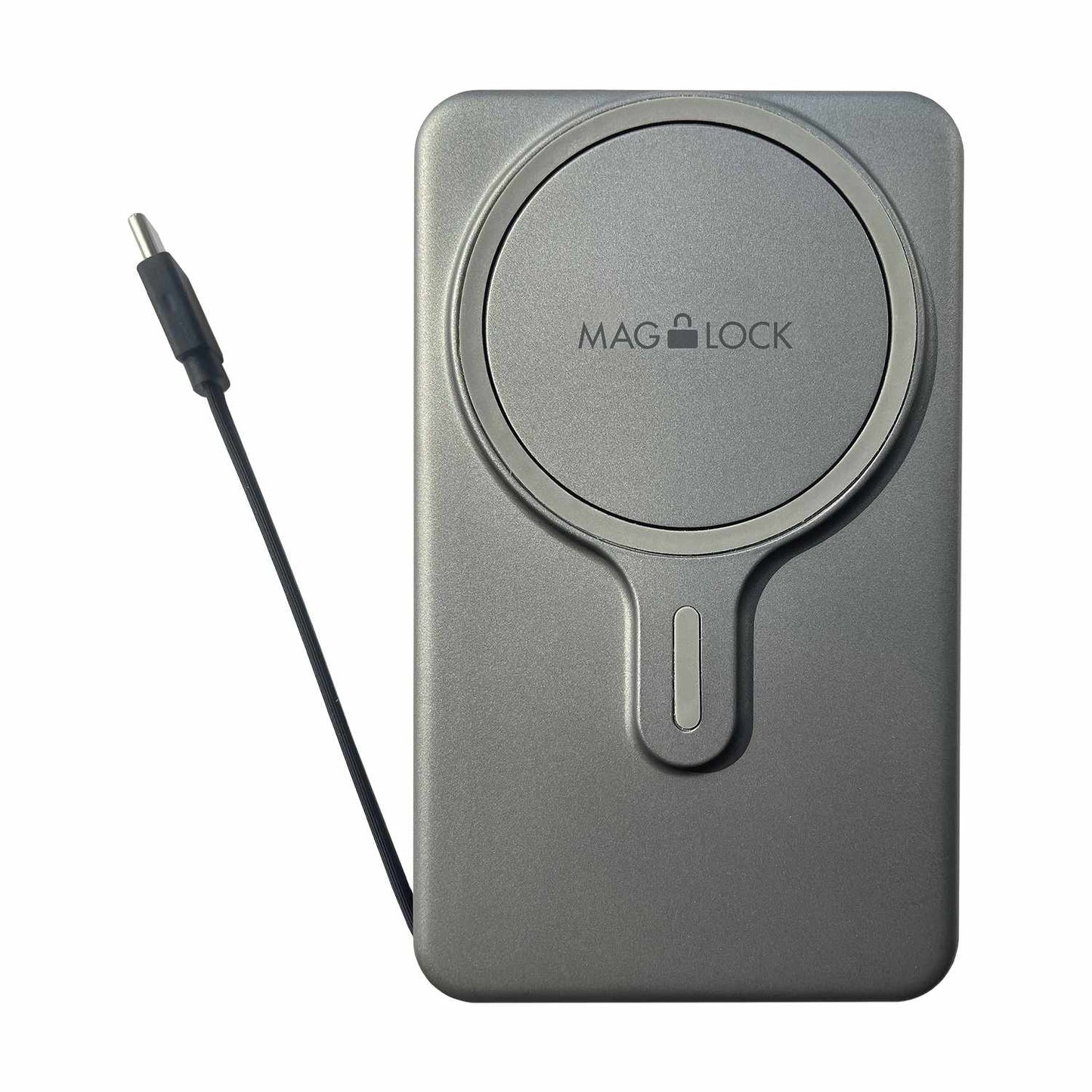 myCharge Maglock Hub All-In-One Wireless Power Bank 5000 mAh Black