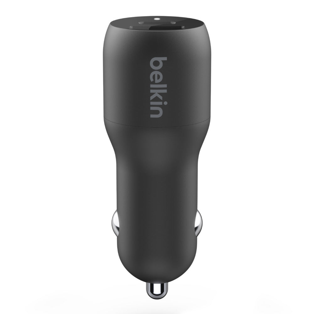 Belkin BoostCharge Car Charger Dual with PPS 37W Black