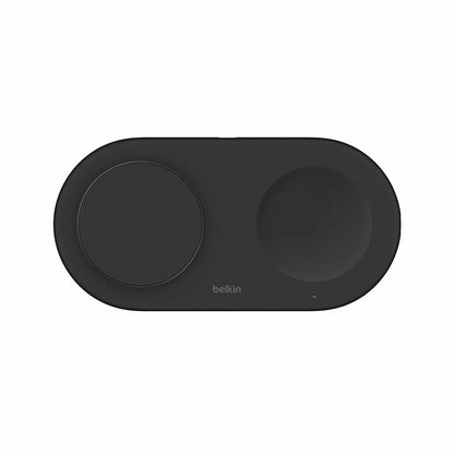 Belkin Qi2 2-in-1 Pad with 5W USB-C Port Black