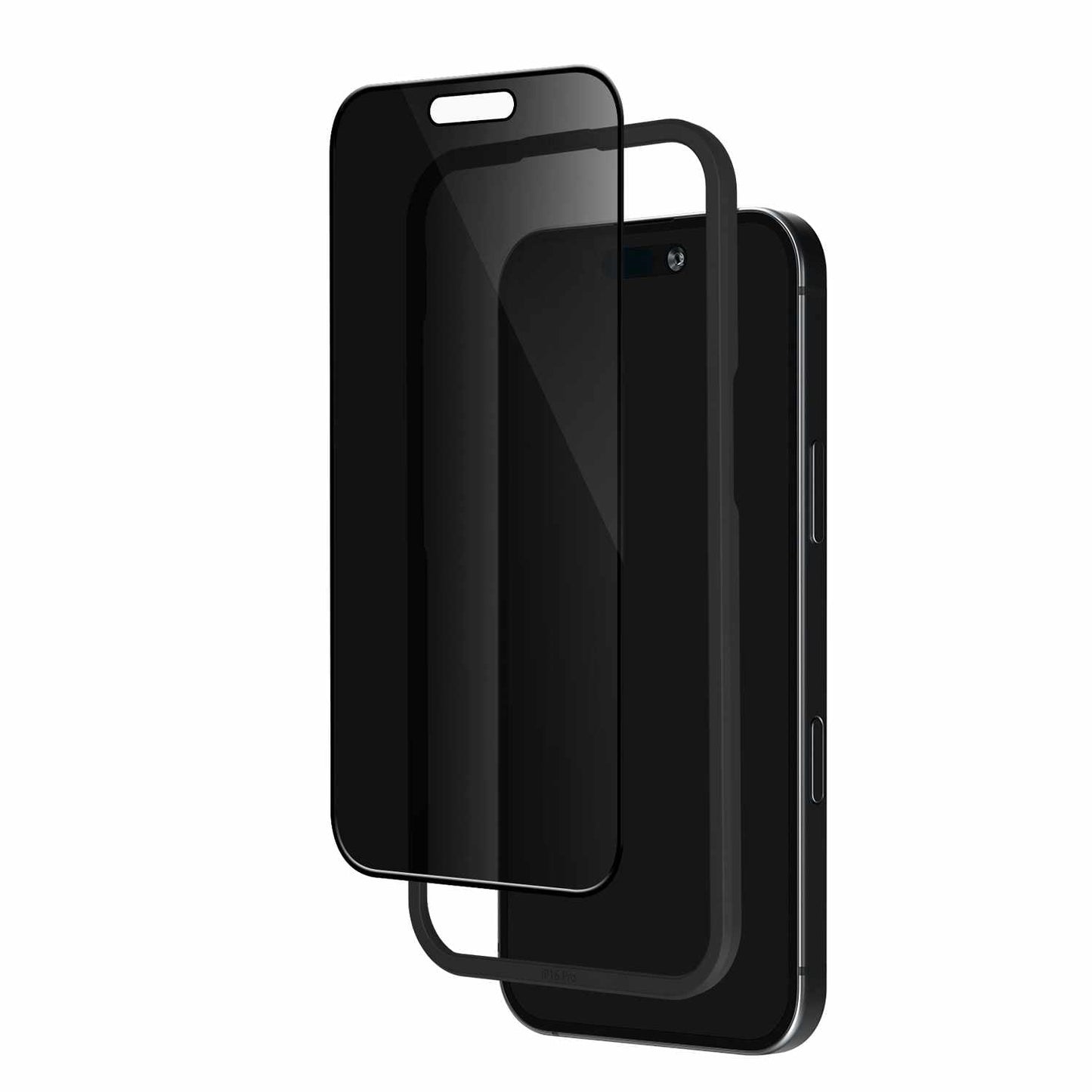 Protection d'écran en verre trempé Blu Element Privacy avec kit d'installation pour iPhone 16 Pro