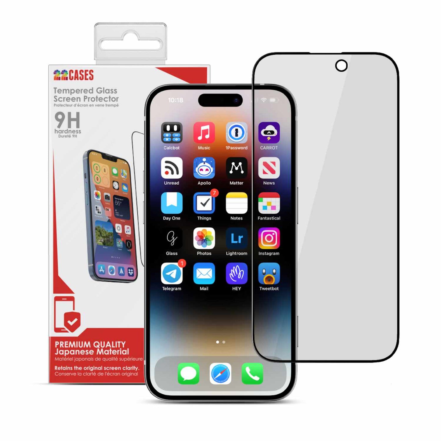 22 cases Privacy Tempered Glass for iPhone 16 Plus/15 Plus