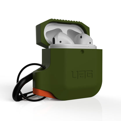 UAG Silicone Case Olive Drab/Orange for Apple AirPods