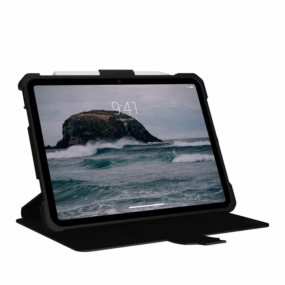 Étui Folio Rugged UAG Metropolis Noir pour iPad 10.9 2022 (10e génération)