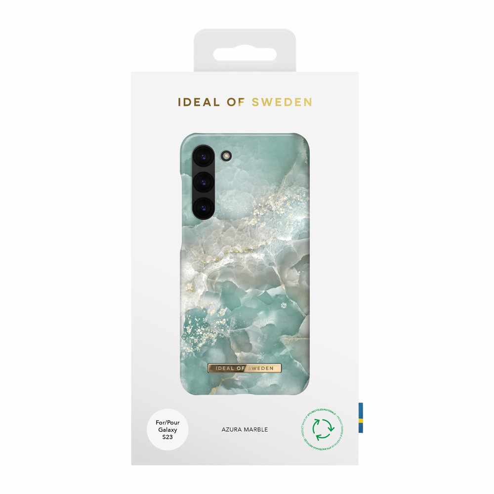 Ideal of Sweden Fashion Case Azura Marble for Samsung Galaxy S23