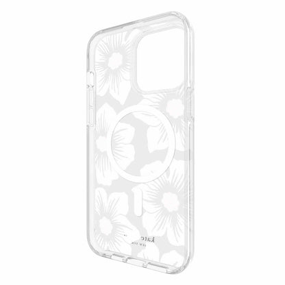 Coque de protection MagSafe de Kate Spade à motif floral Hollyhock pour iPhone 15 Pro Max