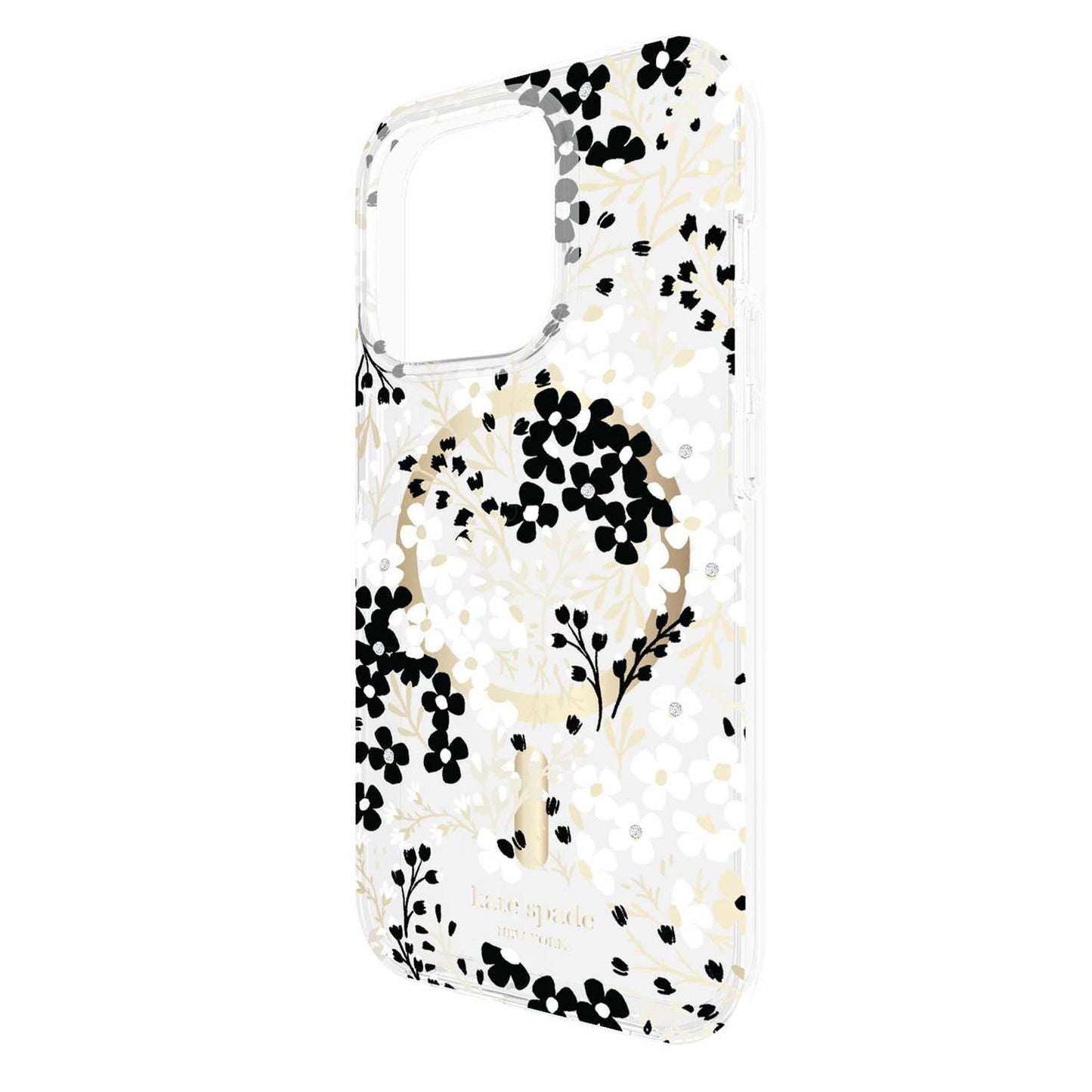 Coque de protection MagSafe de Kate Spade pour iPhone 15 Pro à motifs floraux multicolores