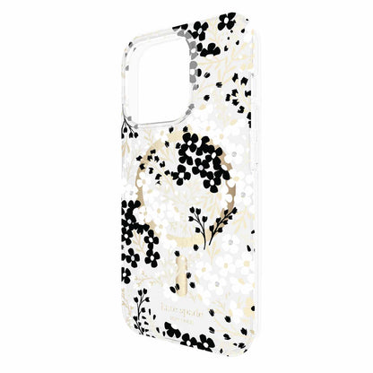 Coque de protection MagSafe de Kate Spade pour iPhone 15 Pro à motifs floraux multicolores