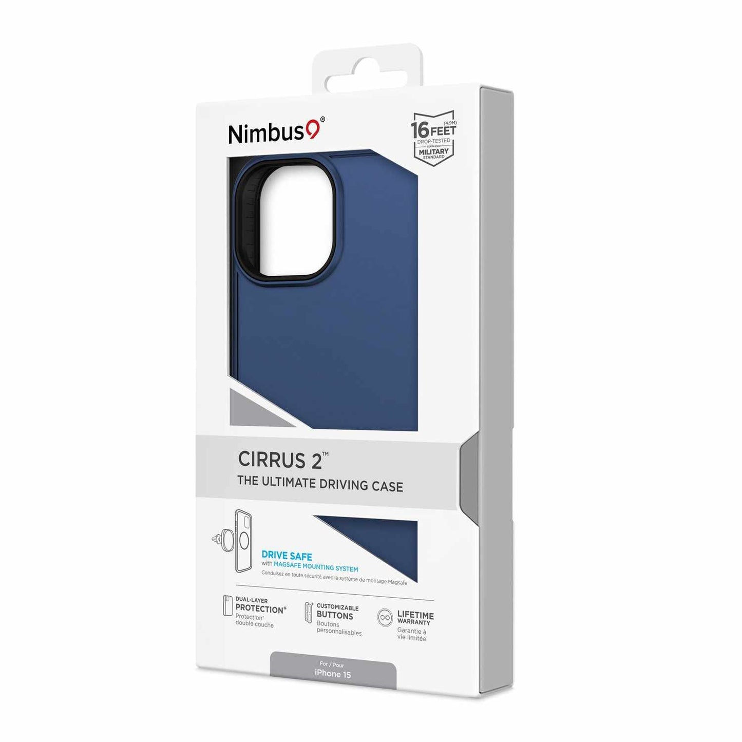 Nimbus9 Cirrus 2 MagSafe Case Midnight Blue for iPhone 15/14/13