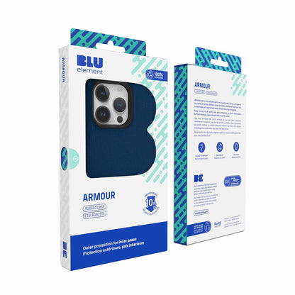 Blu Element Armour Rugged with MagSafe Case Navy for iPhone 15 Pro