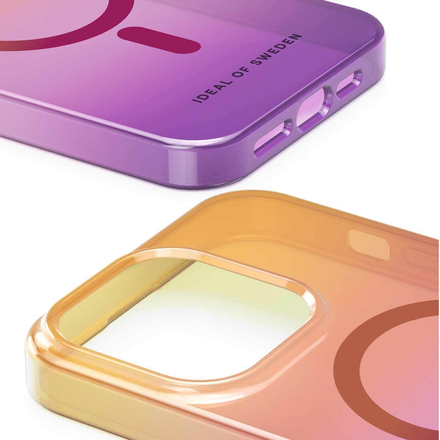 Étui transparent Ideal of Sweden Magsafe Vibrant Ombre pour iPhone 15 Pro Max