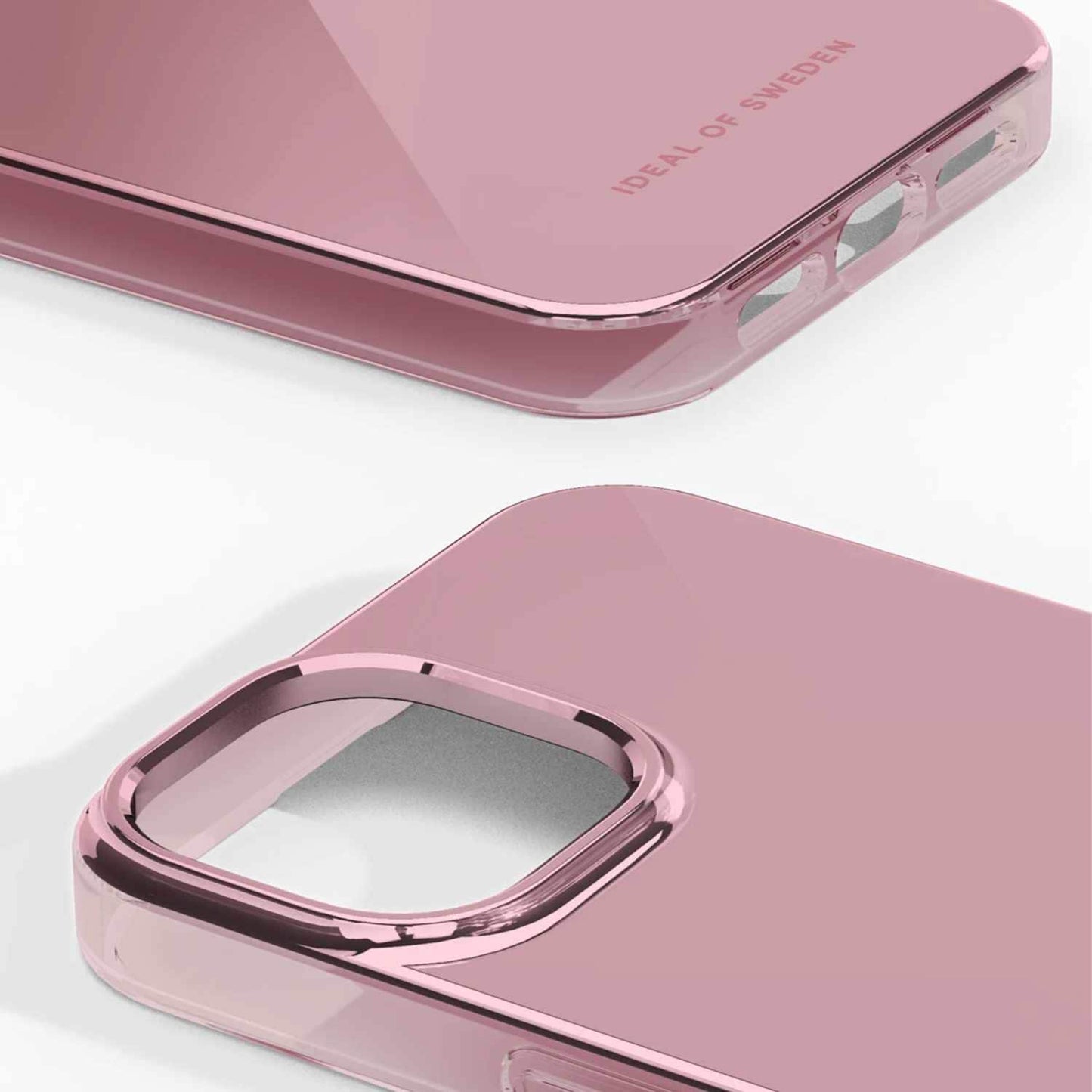 Ideal of Sweden Clear Case Mirror Pink for iPhone 15 Pro