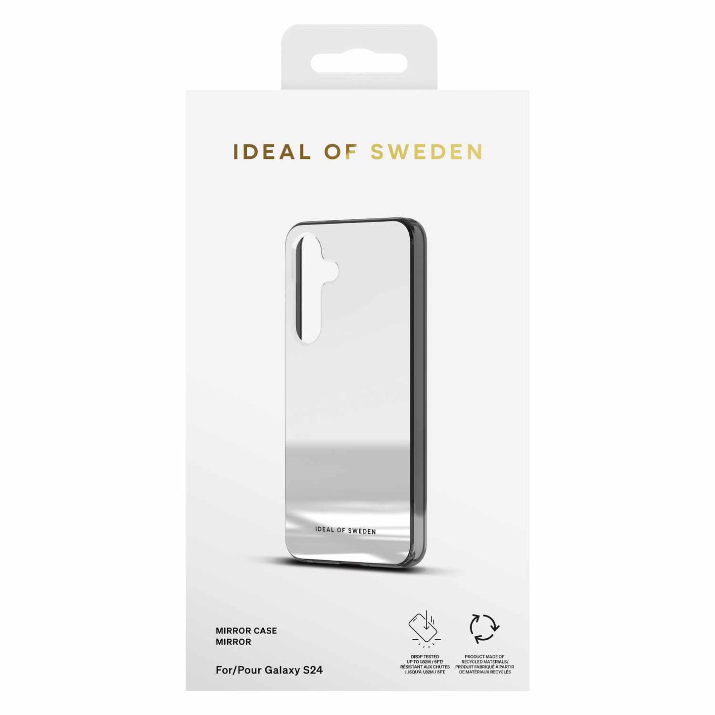 Étui miroir transparent Ideal of Sweden pour Samsung Galaxy S24