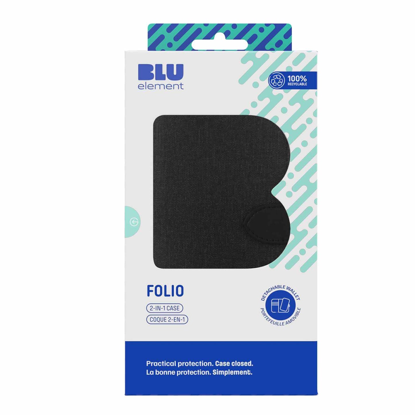 Blu Element Folio 2 in 1 Case Grey/Black for Samsung Galaxy A35 5G