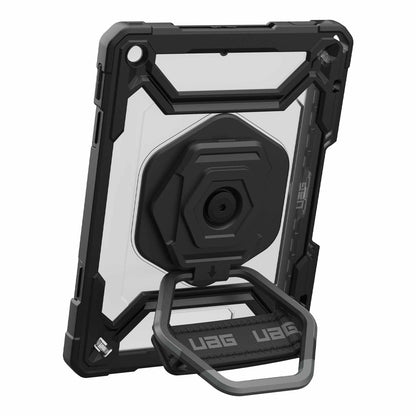 UAG Plasma Rugged Case w/Rotating Handstrap Ice/Black for iPad 10.2 2021 9th Gen/10.2 2020 8th Gen/iPad 10.2 2019