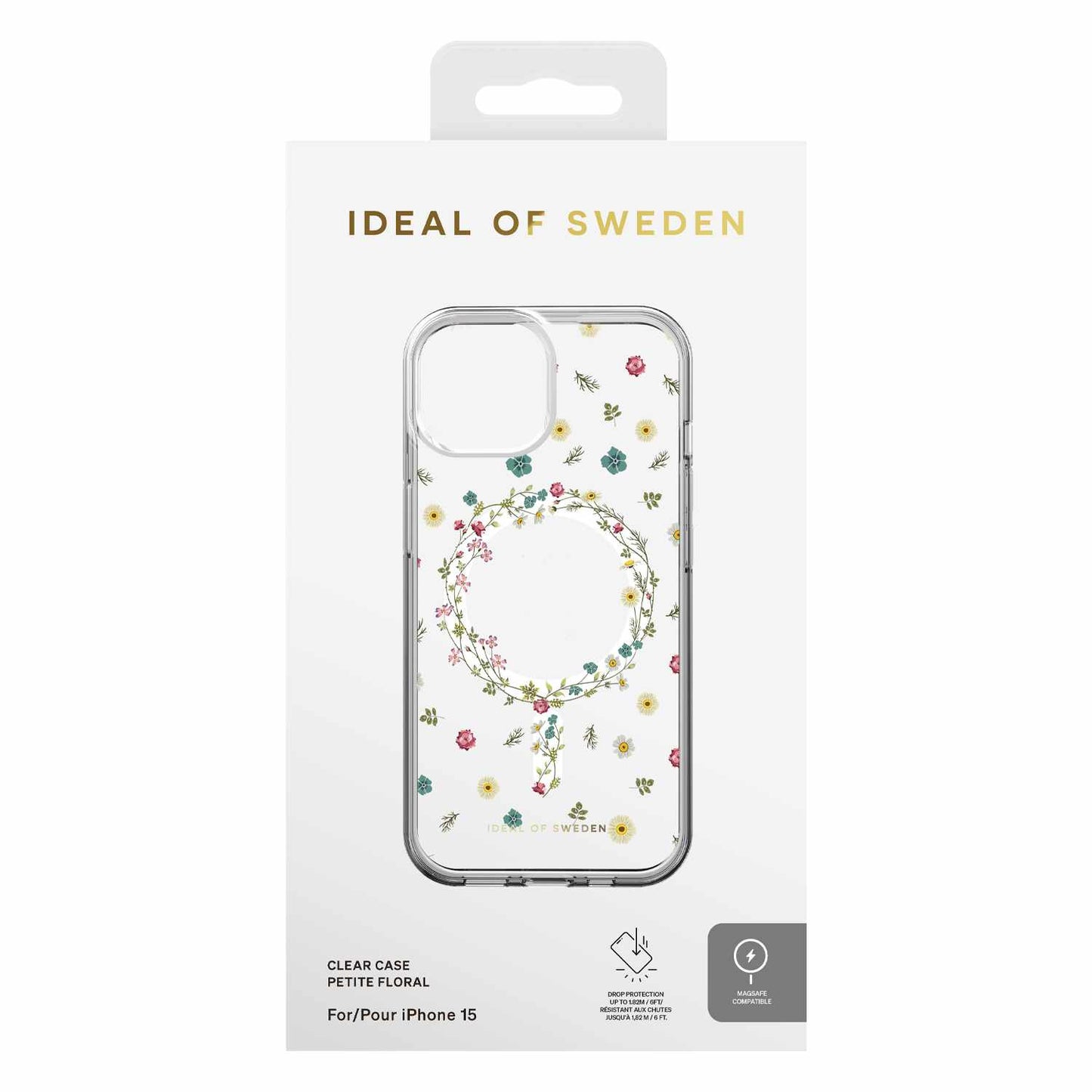 Ideal of Sweden Clear Mid MagSafe Case Petite Floral for iPhone 15/14/13