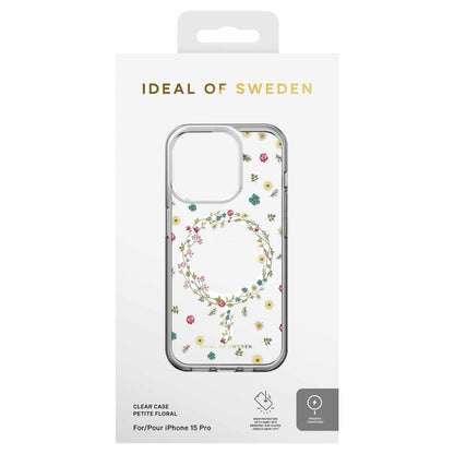 Ideal of Sweden Clear Mid MagSafe Case Petite Floral for iPhone 15 Pro