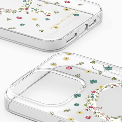 Ideal of Sweden Clear Mid MagSafe Case Petite Floral for iPhone 15 Pro Max