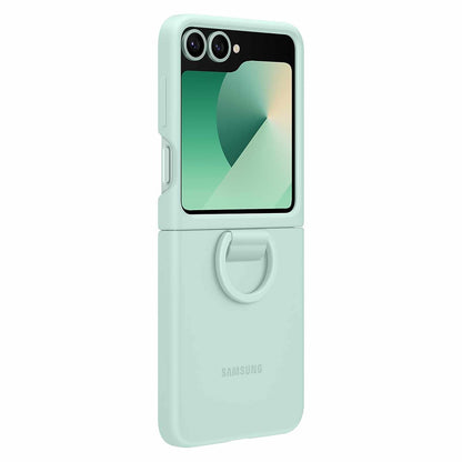 Samsung Silicone Case with Ring Mint for Samsung Galaxy Z Flip6