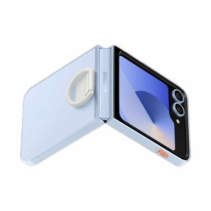 Samsung Clear Case with Ring Transparent for Samsung Galaxy Z Flip6