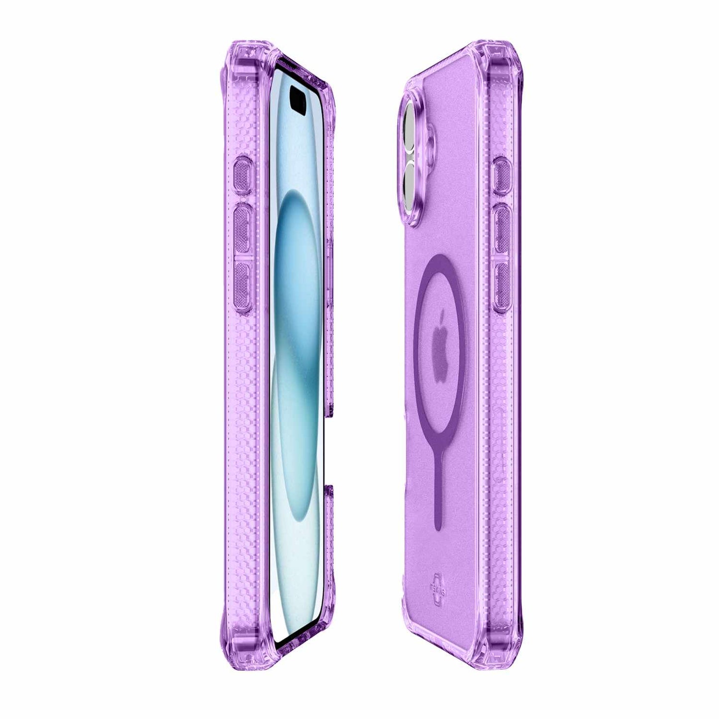 ITSKINS Hybrid_R Vapor MagSafe Case Light Purple for iPhone 16