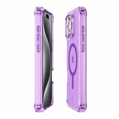 ITSKINS Hybrid_R Vapor MagSafe Case Light Purple for iPhone 16 Pro