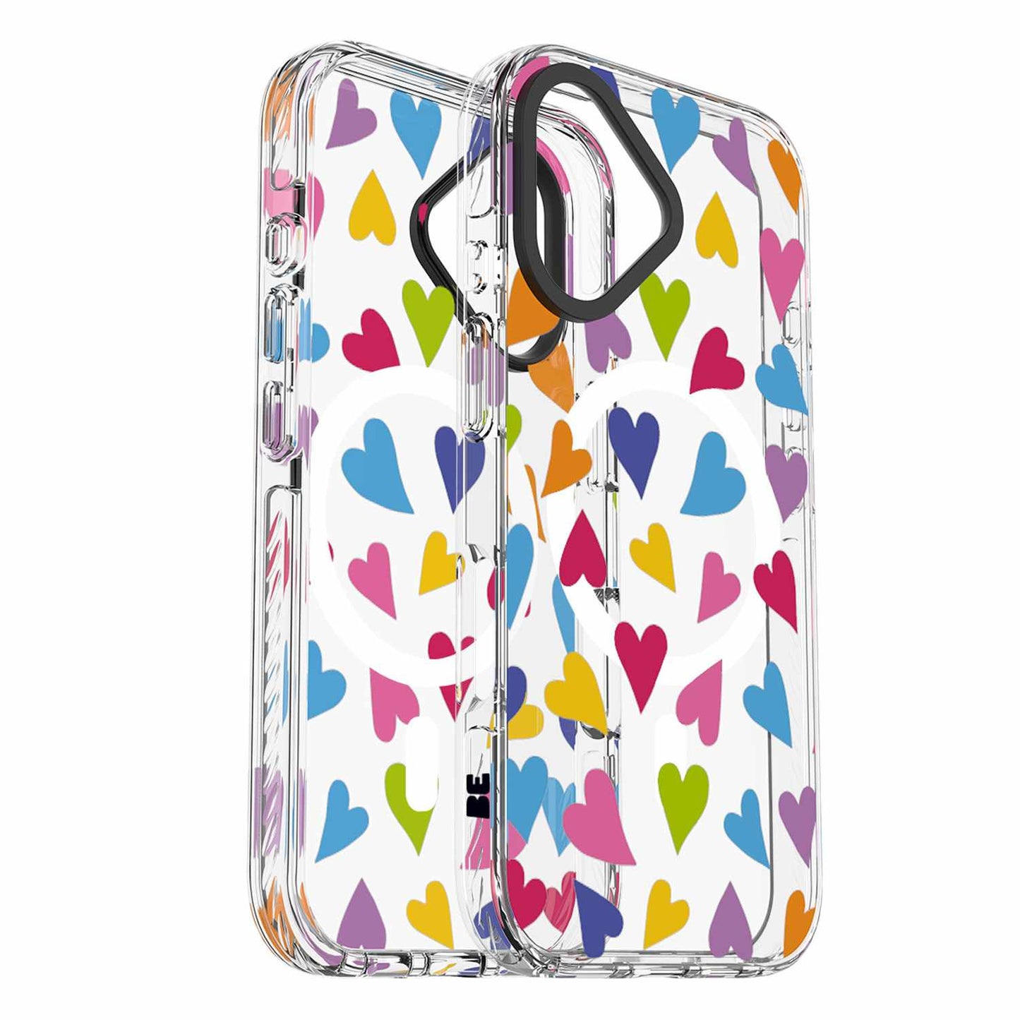 Coque MagSafe Blu Element Chromatic Print Bright Hearts pour iPhone 16