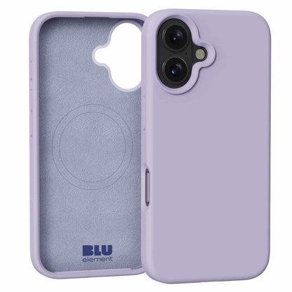 Coque en silicone Blu Element avec MagSafe Lavande pour iPhone 16