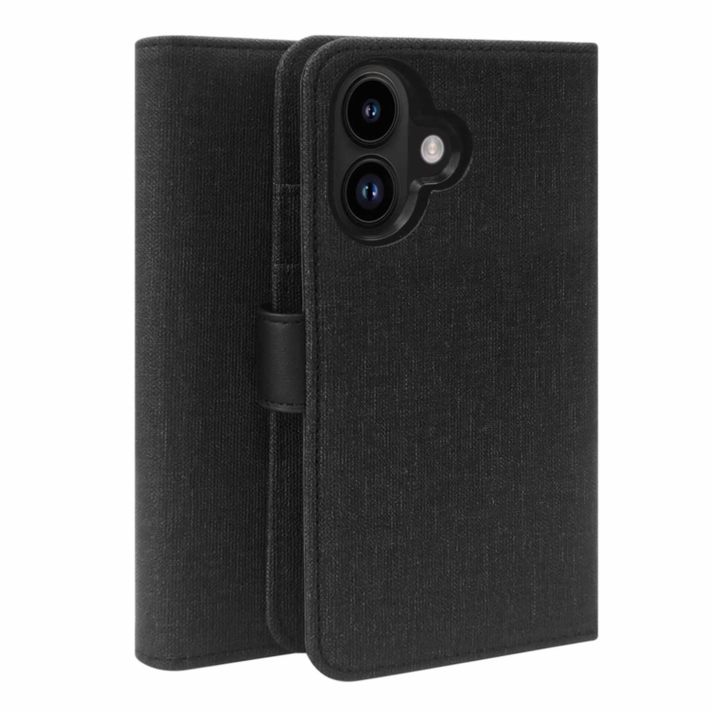 Blu Element Folio 2 in 1 Case Black for iPhone 16 Plus