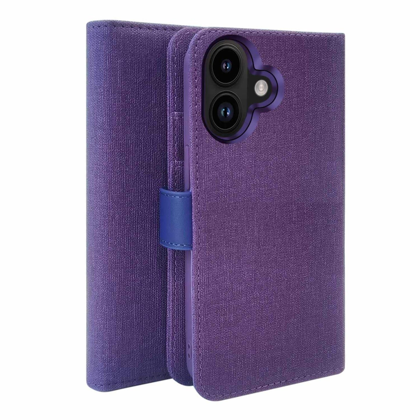 Blu Element Folio 2 in 1 Case Deep Purple for iPhone 16