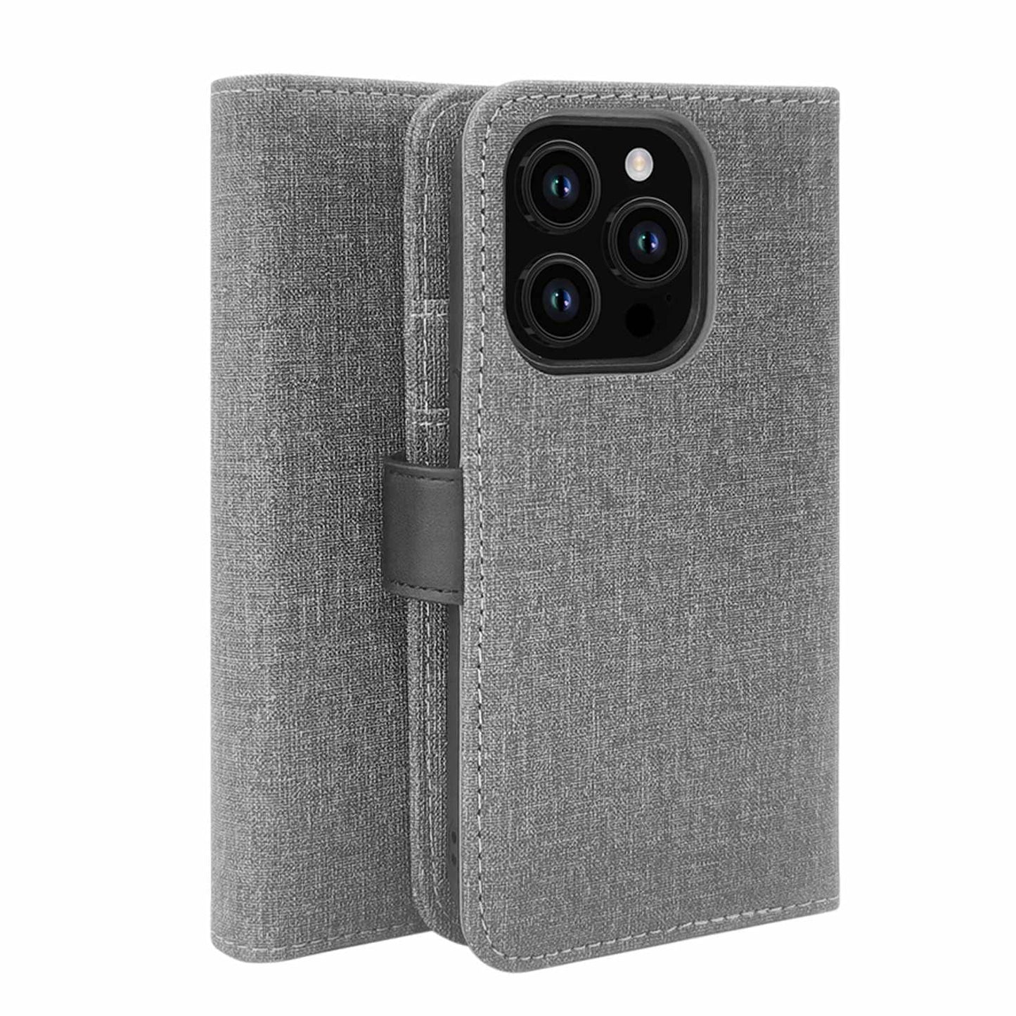 Blu Element Folio 2 in 1 Case Grey for iPhone 16 Pro Max