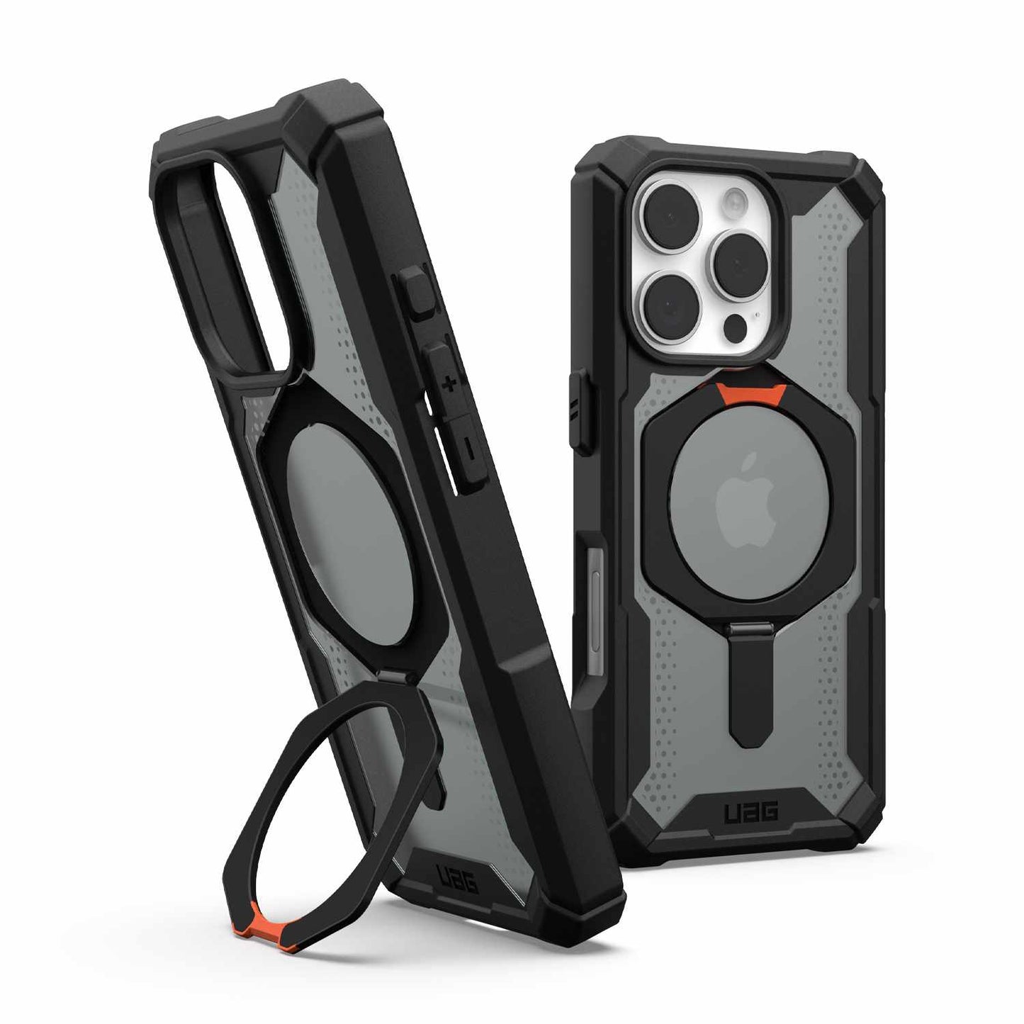 UAG Plasma XTE MagSafe Rugged Case Black/Orange for iPhone 16 Pro