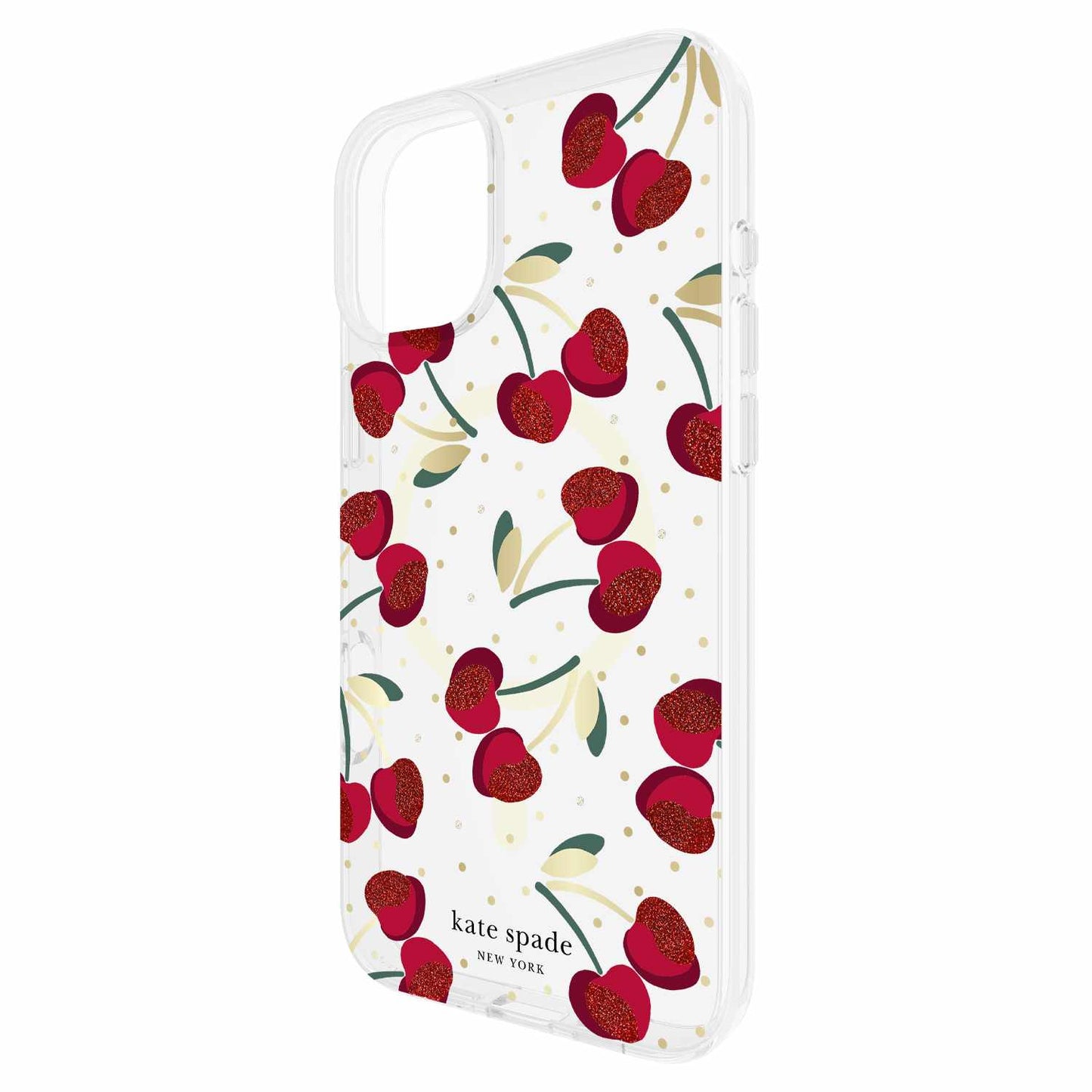 Coque de protection Kate Spade avec MagSafe Cherry Dot pour iPhone 16 Plus