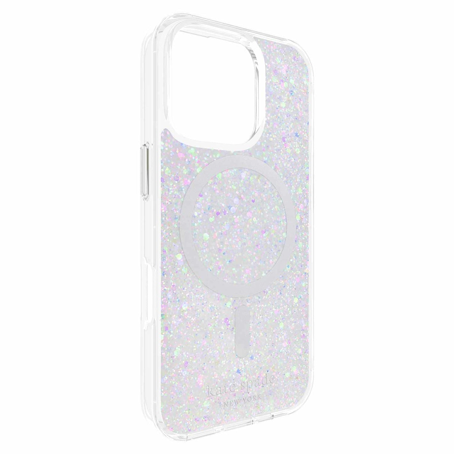 Coque de protection Kate Spade avec paillettes épaisses MagSafe pour iPhone 16 Pro