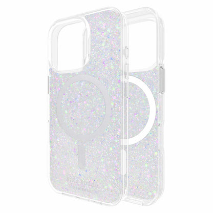 Coque de protection Kate Spade avec paillettes épaisses MagSafe pour iPhone 16 Pro