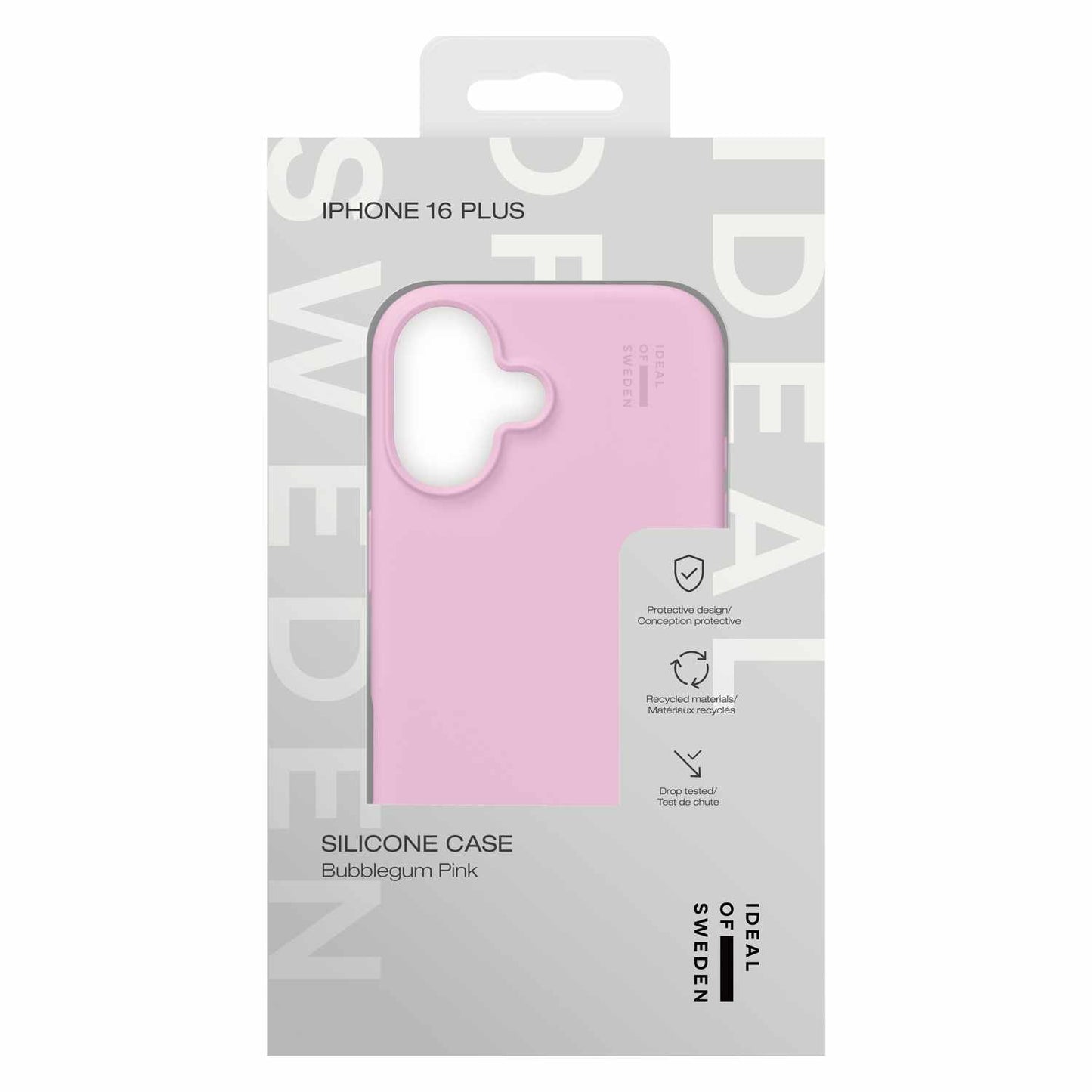 Ideal of Sweden Silicone Case MagSafe Bubble Gum Pink for iPhone 16 Plus