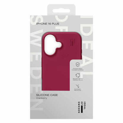 Ideal of Sweden Silicone Case MagSafe Cranberry for iPhone 16 Plus