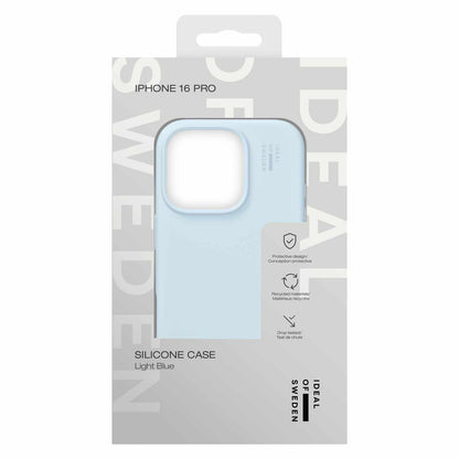 Ideal of Sweden Silicone Case MagSafe Light Blue for iPhone 16 Pro