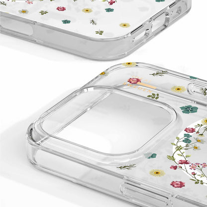 Étui transparent Ideal of Sweden Mid MagSafe Petite Floral pour iPhone 16 Pro Max