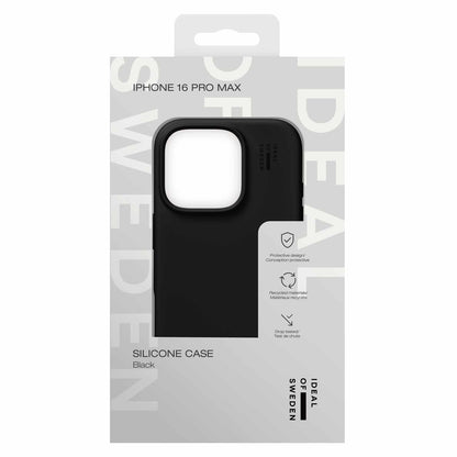 Coque en silicone MagSafe noire pour iPhone 16 Pro Max de Ideal of Sweden