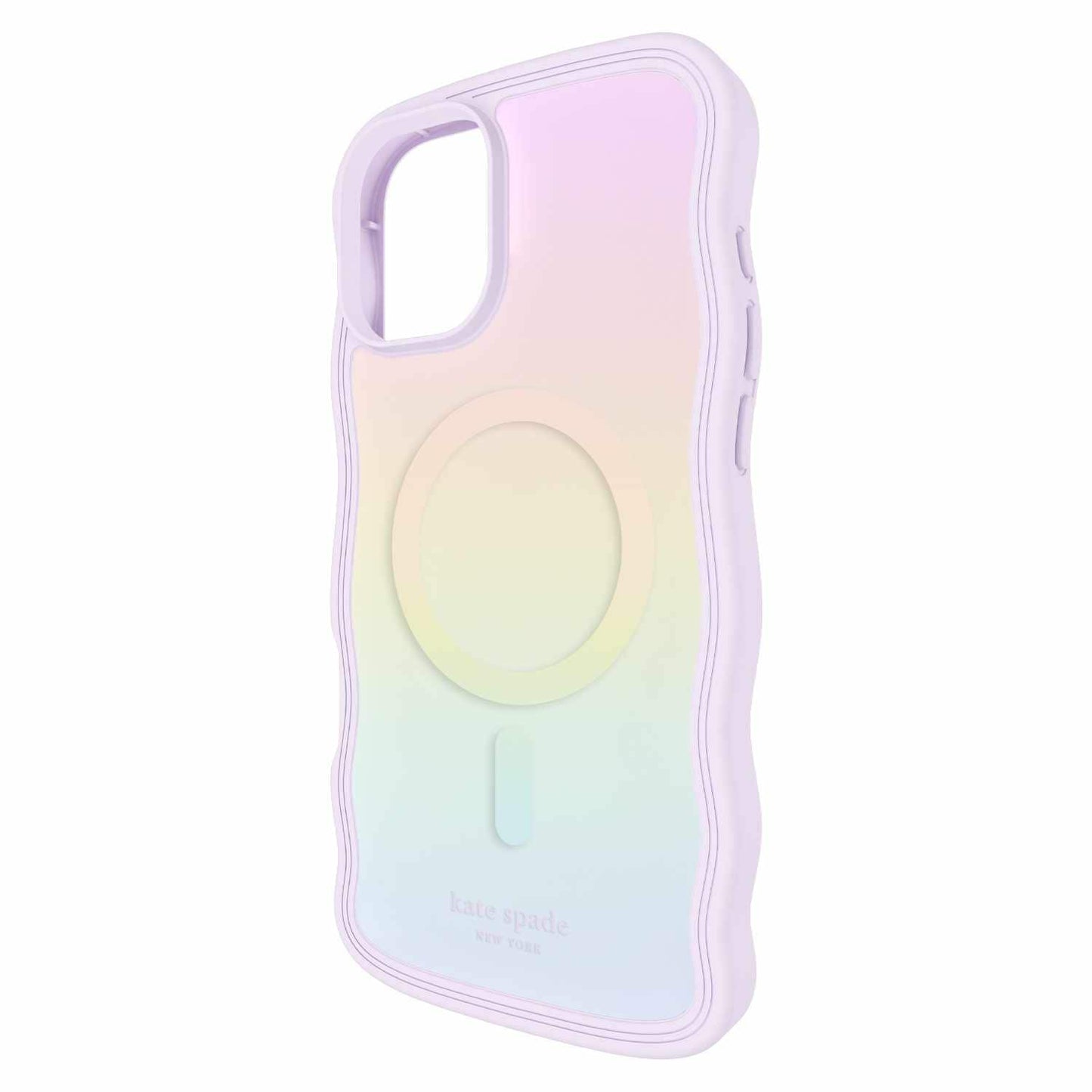 Kate Spade Wavy Case w/MagSafe Opal Iridescent for iPhone 16 Plus