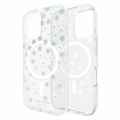 Coque de protection Kate Spade avec MagSafe Scattered Flowers pour iPhone 16