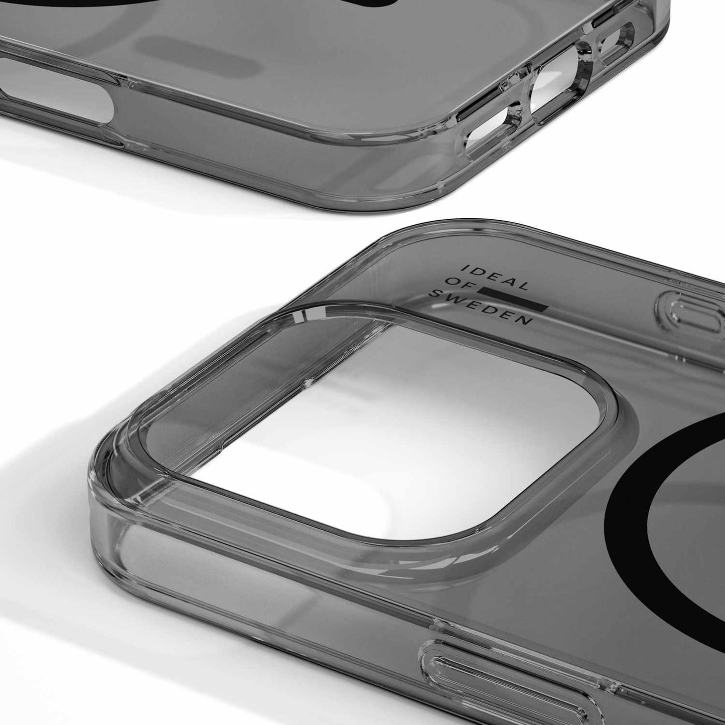 Coque transparente MagSafe teintée noire pour iPhone 16 Pro Max de Ideal of Sweden